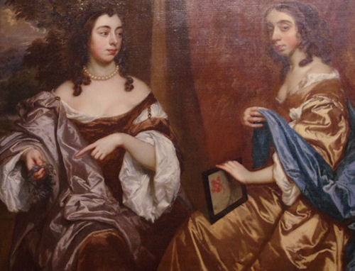 Mary Capel Later Duchess of Beaufort and Her Sister Elizabeth Countess of Carnarvon